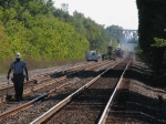 Measuring rail to be replaced in advance of rail gang